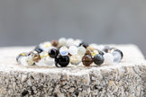 New Moon Gemstone Crystal Bracelet