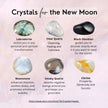 New Moon Gemstone Crystal Bracelet