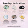 New Moon Gemstone Crystal Bracelet