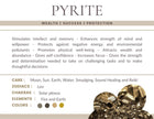 Pyrite Wealth and Luck Gemstone Crystal Bracelet