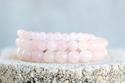 Rose Quartz Compassion Self-Worth Gemstone Crystal Bracelet