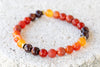Red Gemstone Crystal Bracelet