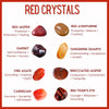 Red Gemstone Crystal Bracelet