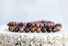 Rhodonite Gemstone Crystal Bracelet