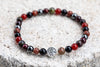 Root Chakra Gemstone Crystal Bracelet