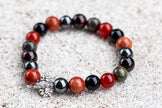 Root Chakra Gemstone Crystal Bracelet