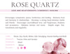 Rose Quartz Compassion Self-Worth Gemstone Crystal Bracelet