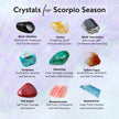 Scorpio Zodiac Gemstone Crystal Bracelet