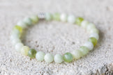 Serpentine Gemstone Crystal Bracelet