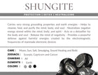 Shungite (EMF Frequency Blocker) Crystal Bracelet