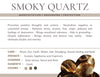 Smoky Quartz Grounding Gemstone Crystal Bracelet