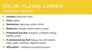 Solar Plexus Chakra Gemstone Crystal Bracelet