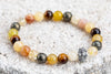 Solar Plexus Chakra Gemstone Crystal Bracelet