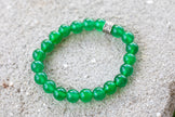 Jade Green | Luck and Abundance Gemstone Crystal Bracelet