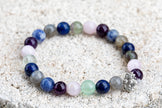 Third Eye Chakra Gemstone Crystal Bracelet