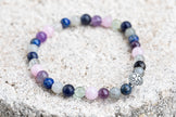 Third Eye Chakra Gemstone Crystal Bracelet