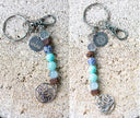 Chakra | Keychain | Zipper Pull Crystal and Gemstone