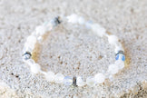 White Gemstone Crystal Bracelet