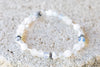 White Gemstone Crystal Bracelet
