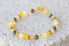 Yellow Gemstone Crystal Bracelet