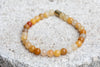 Jade Blue | Yellow | Purple Gemstone Crystal Bracelet