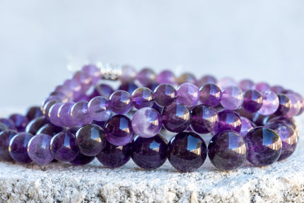 Amethyst | Healing Gemstone Crystal Bracelet