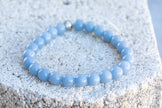 Angelite Gemstone Crystal Bracelet