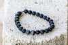 Agate Black Gemstone Crystal Bracelet