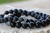 Agate Black Gemstone Crystal Bracelet