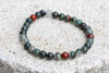 Bloodstone Gemstone Crystal Bracelet