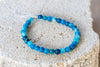 Blue Lace Agate Gemstone Crystal Bracelet