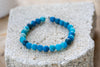 Blue Lace Agate Gemstone Crystal Bracelet