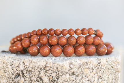Goldstone Brown | Copper for Blood Pressure Support Crystal Bracelet