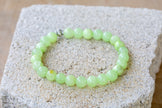Calcite Yellow, Green Gemstone Crystal Bracelet