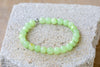 Calcite Yellow, Green Gemstone Crystal Bracelet