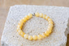 Calcite Yellow, Green Gemstone Crystal Bracelet
