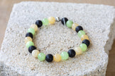 Calcite Yellow, Green Gemstone Crystal Bracelet