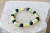 Calcite Yellow, Green Gemstone Crystal Bracelet