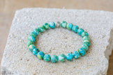 Chrysocolla Gemstone Crystal Bracelet