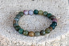 Fancy Jasper Gemstone Crystal Bracelet