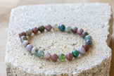Fancy Jasper Gemstone Crystal Bracelet