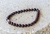 Garnet Gemstone Crystal Bracelet