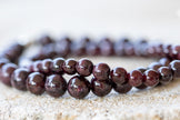 Garnet Gemstone Crystal Bracelet