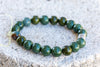 Agate Red | Green Crystal Bracelet