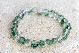 Phantom Quartz Gemstone Crystal Bracelet