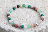 Heart Chakra Gemstone Crystal Bracelet