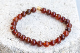 Hessonite Gemstone Crystal Bracelet