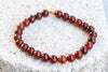 Hessonite Gemstone Crystal Bracelet