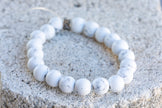 Howlite Gemstone Crystal Bracelet