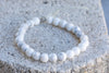 Howlite Gemstone Crystal Bracelet